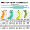 Maxcatch Fly Line Weight forward Floating Fly Fishing Line (Orange,