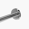 Naiture L Shaped, Corner Shower Head Extension Arm with Flange,