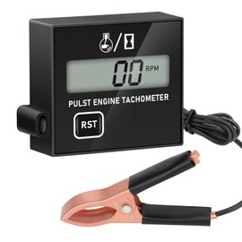 Linkstyle Small Engine Tachometer, Chainsaw Tachometer, RPM Display Compatible with 2 Stroke & 4 Stroke for Chainsaw Marine ATV Motorcycle UTV Engine