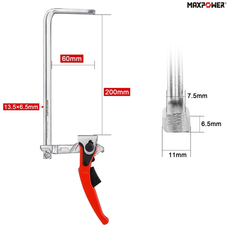 MAXPOWER Table Clamp Lever Clamp for Guide Rails with 200