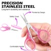 10 Piece Small Scissors Set, Mini All-Purpose Scissors, Stainless Steel