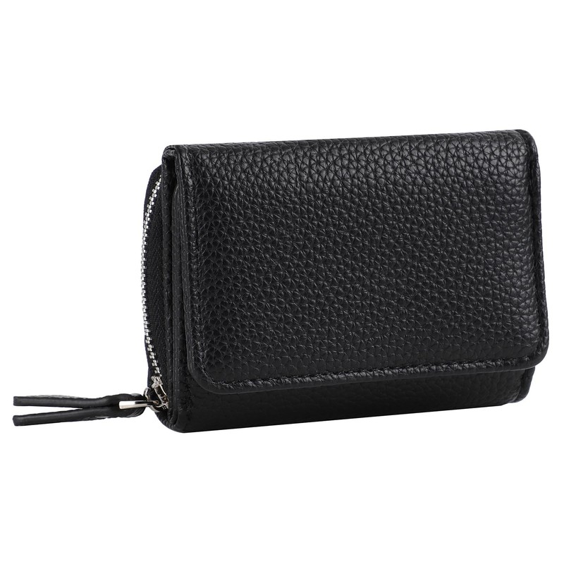 RRANCharltu Women's Small Leather Purse with Zip Coin Compartment Card