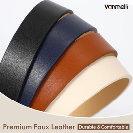 VONMELLI 4 Pack Womens Thin Leather Belt Skinny Waist Belts for Women Fashion Jeans Dress with Gold Buckle, Black Brown Coffee Beige, M