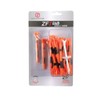 Zero Friction Tour 3-Prong Golf Tees (3-1/4 Inch, Orange, Pack