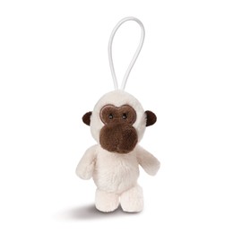 Nici Gibbon 43612 Pendant with Elastic Loop 8 cm White/Brown