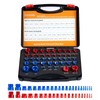 UwinVwin 44 PCS Inch and Metric Thread Checker, Nut and