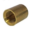 Lamp parts: brass coupling 3/8" hole x 3/8" hole TV-80