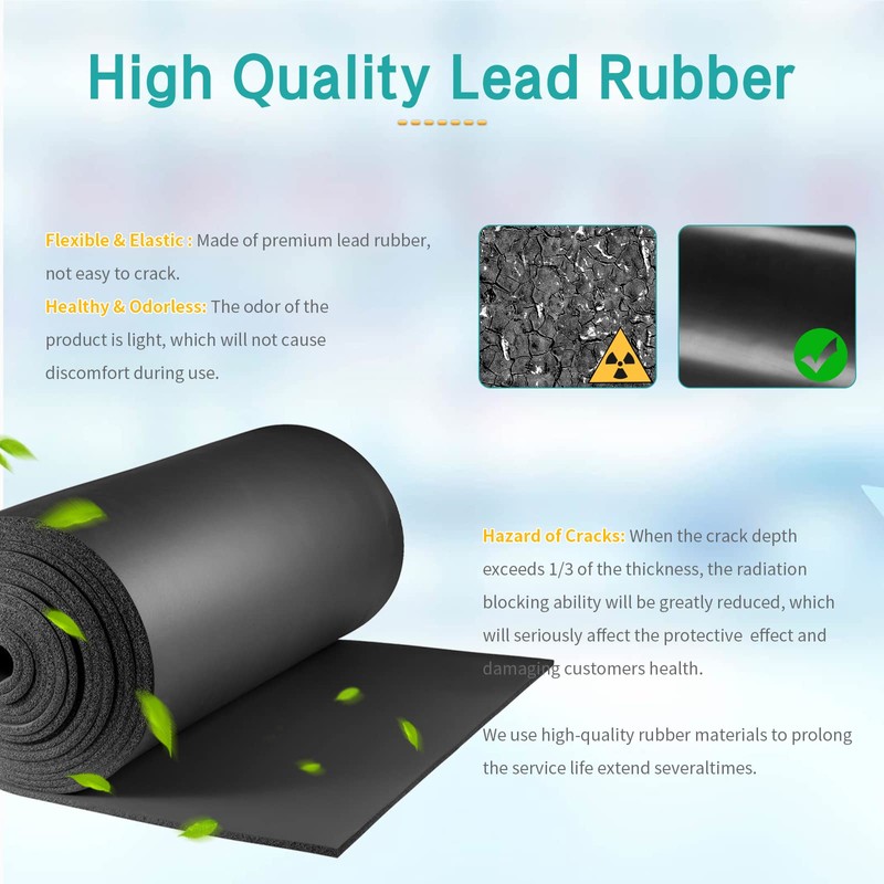 LVCHEN Lead Xray Blanket 0.5mmpb 24"*24" - Lead Lined X-Ray