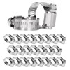 iCrimp Adjustable Stainless Steel Hose Clamps, Fits 1/4" to 1-5/8",