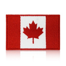 Canada Patch with Hook-and-Loop Closure Canada Flag Patches, Canadian Flag Hook and Loop, Outdoor Patches Finally Home