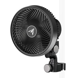 AC Infinity CLOUDRAY S6, Grow Tent Clip Fan 6” with Redesigned Long-Life EC Motor, Custom 10 Dynamic Wind Speeds and 10-Level Oscillation, Weatherproof IP-54, for Hydroponics Circulation Cooling