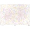 Dallas - Fort Worth, Texas Zip Codes - 48" x