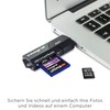 Integral Dual-Slot Micro SD & SD USB 3.0 Memory Card