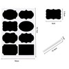 Armiz Labels for Jars 64 PCS - Waterproof Reusable Chalkboard