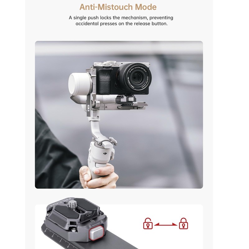 FALCAM F38 Quick Release Camera Plate Kit for RS4 Mini,