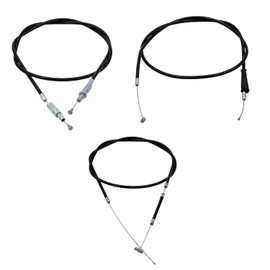 Bowden Cable Set Black 3-Piece Compatible with Hercules Prima 2 4 / M 1 2 3 4 / C 1 2 3 / P1 (Automatic)
