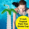 VFM - Tropical Palm Tree Bottle 11" Drinking Cup With