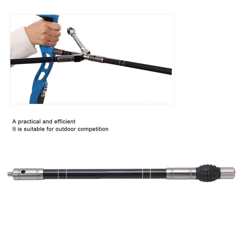 Archery Stabilizer Professional Shock Absorption Balance Bar Carbon Hunting Bow