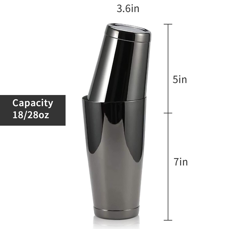 Coctelera Boston de acero inoxidable – 2 piezas 18 oz