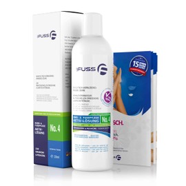 Mr. Fuss® Anti-Hornhaut, Anti-Zuwachs System - Nagelhautentferner Hornhautentferner - Lösung No. 4 - schnell erweichend - 250ml