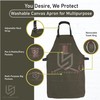 Top Grain Leather Canvas Apron Butcher Apron - Woodwork Apron