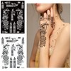 XMASIR 10 Sheets Tattoo Stencils 20 Pcs Arm Hand Tattoo