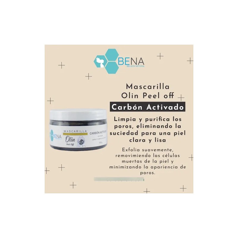 Mascarillas Peel Off Kit Carbon Oro Frutos Baba Caracol Bena