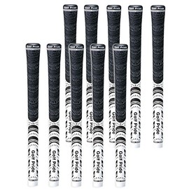 GOLFPRIDE M60R Golf Grips, Multi-Compound MCC, No Backline, MCC-W, White (Set of 10), Golf Grips