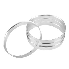 X AUTOHAUX 4pcs OD 74.1mm to ID 72.6mm Aluminum Alloy Car Hub Centric Rings