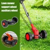 String Trimmer Wheels Attachment | Lawn Mower Wheel Adjustable Support,Adjustable