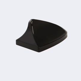 for Small -Hatchback Cars as for Volkswagen Polo and Others Auto Antenna Replacement Car Shark Fin Antenna Covers (Black)