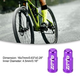 ACROPIX Valve Cap French Type Valve Tire Dustproof Cover for Bicycle Mountain Bike Road Bike MTB Universal Purple 2pcs