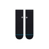 Stance ICON QUARTER Men's Socks, BLACK (01000)