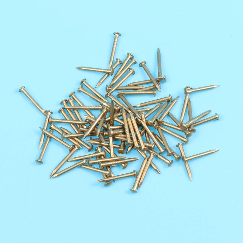 SUPVOX 100pcs Copper Nails for Killing Trees Stump Removal Spikes