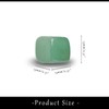 Jadeite Crystal Dice Set - 7 Pieces 1.3 cm Natural