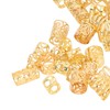 200 Anillos para el Pelo de Rastas, Patrones Exquisitos Ahuecados,
