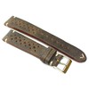 19 mm Fluco Racing Rally Vintage Cowhide Leather Watch Strap