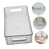 Levemolo Storage Box for Kitchen and Refrigerator Stylish Grey Organizer