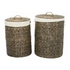 CosmoLiving by Cosmopolitan Traditional Sea Grass Storage Basket, 2 PIECES