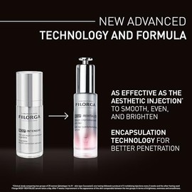 Filorga NCEF-suero facial revitalizado, tratamiento antienvejecimiento y fortalecimiento de la piel para una textura de piel más suave y brillante con