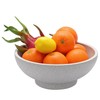 GUSHBIN Concrete Decorative Bowls 10.6" Large Fruit Bowl Modern Key