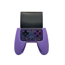 Bigarbee 3D Printed Grip Handle For Miyoo Mini Plus Game Console Miyoo mini+ Controller Accessories (purple)