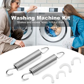 2 Pack 134144700 Washer Suspension Spring Replacement for Frigidaire GE Washing Machine Replaces AP3212517, 131277700, 131663600, 134136300, 936912, AH735645, EA735645 PS735645