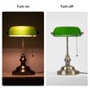 JCPYIUL Green Bankers Lamp with Pull Switch, Retro Desk Lamp