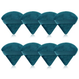 8 Pieces Triangle Powder Puff Face Soft Triangle Makeup Puff Velour Cosmetic Foundation Blender Sponge Beauty Makeup Tools