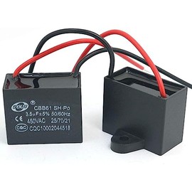 zalati Air Conditioner Fan Motor 3pcs CBB61 450V AC 50/60Hz Running Capacitor - 3.5 uF