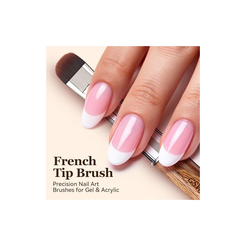 Cepillo de uñas para puntas francesas y limpieza | Cepillo