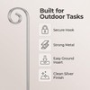 20 Pcs Silver 20cm Plant Label Hooks Markers Label Hanger