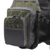 Fly Fishing Vest Reflective Strips Mesh Lining Fishing Vest Adjustable