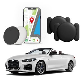 Bagandcute Mini Hidden GPS Tracking Device for Vehicles, Cars etc, Hidden GPS Car Tracking Device with Magnetic Waterproof Case, Running in Apple FIND My, No Extra Monthly fee